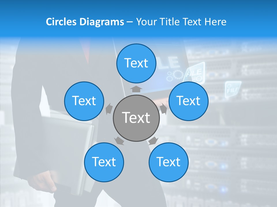 Report Admin Internet PowerPoint Template