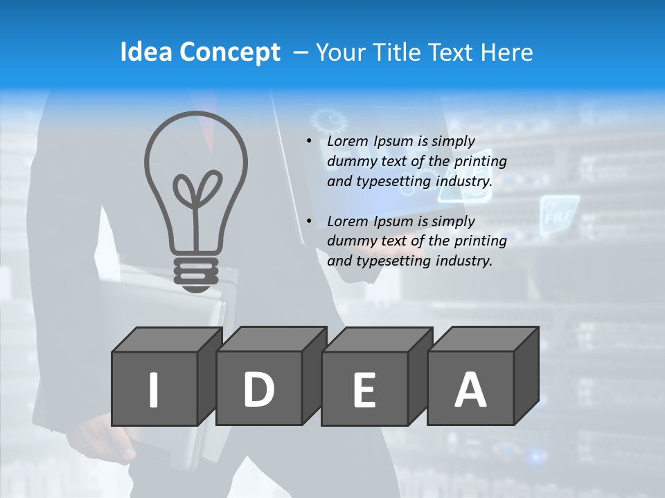 Report Admin Internet PowerPoint Template