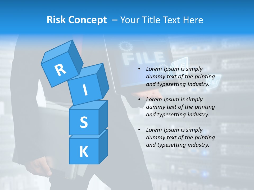 Report Admin Internet PowerPoint Template