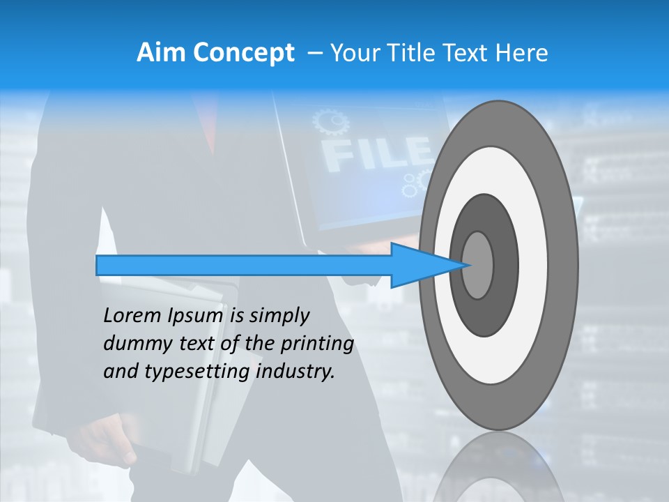 Report Admin Internet PowerPoint Template