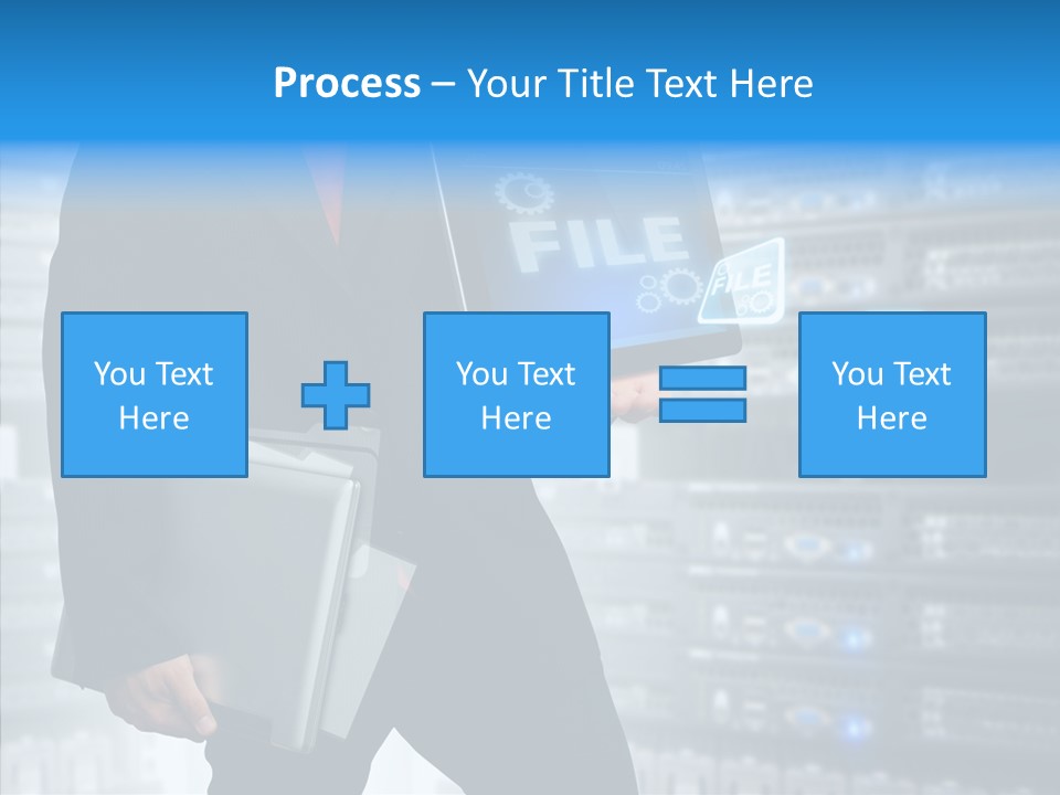 Report Admin Internet PowerPoint Template