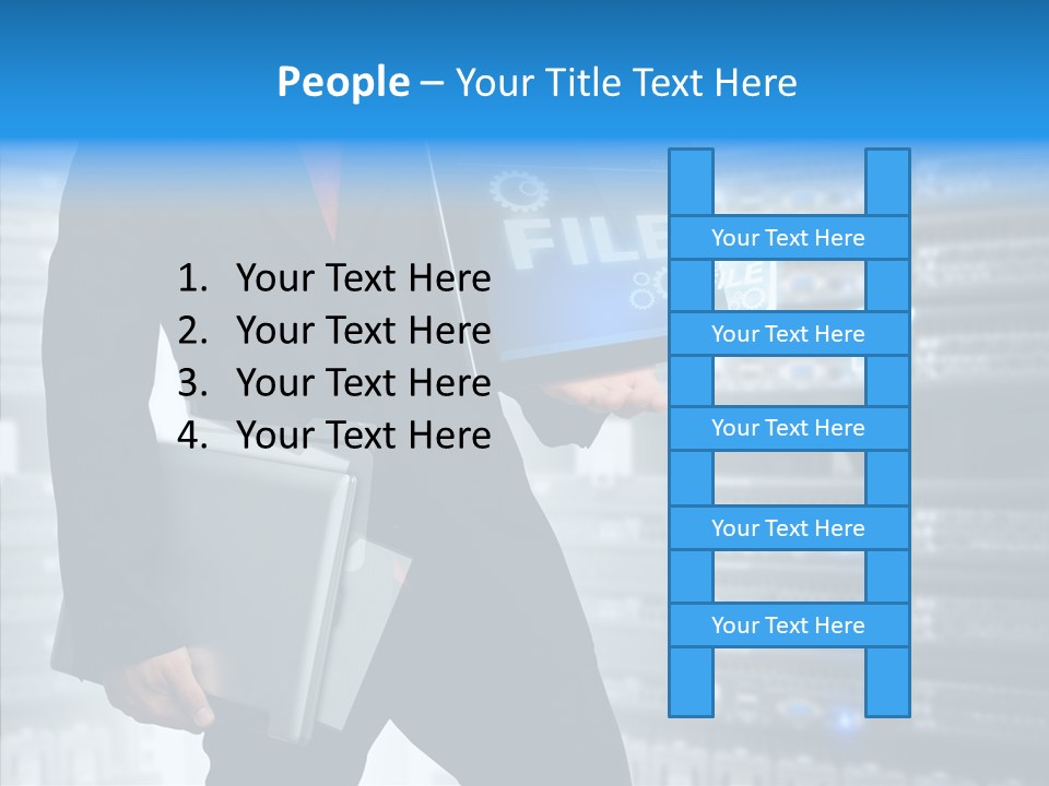 Report Admin Internet PowerPoint Template