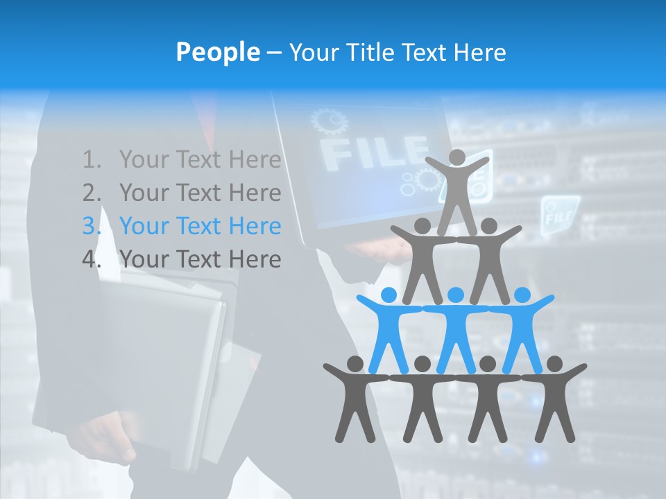 Report Admin Internet PowerPoint Template