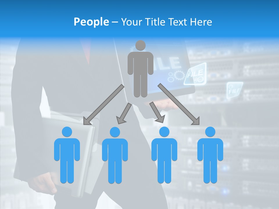 Report Admin Internet PowerPoint Template