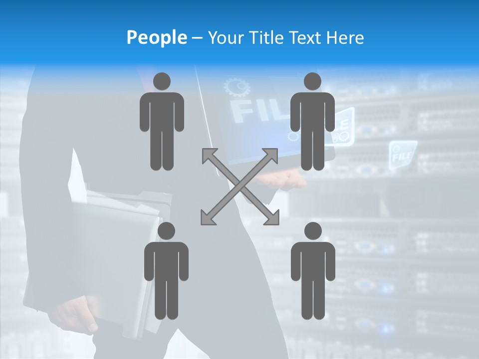 Report Admin Internet PowerPoint Template