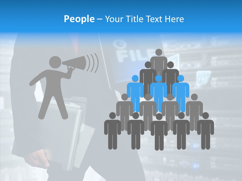 Report Admin Internet PowerPoint Template