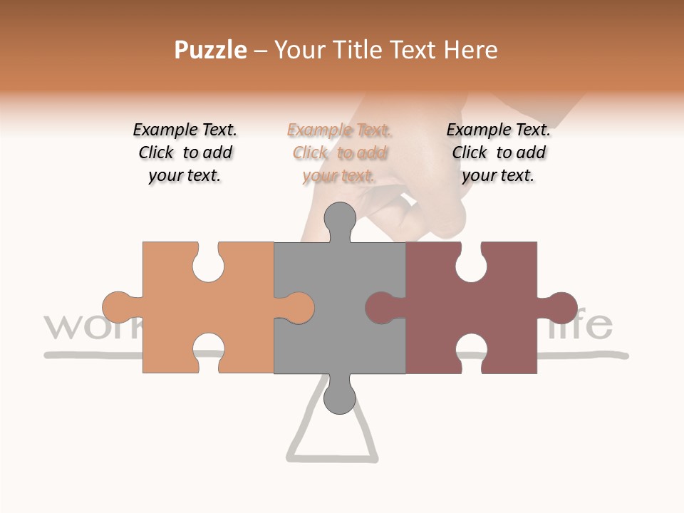 Background Hand Abstract PowerPoint Template