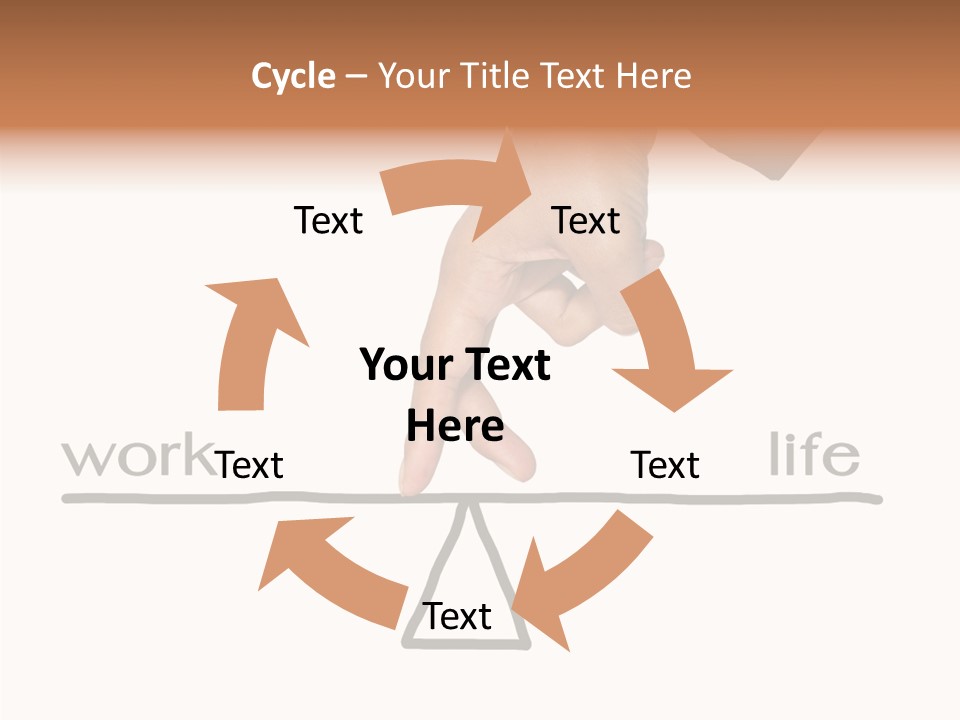 Background Hand Abstract PowerPoint Template