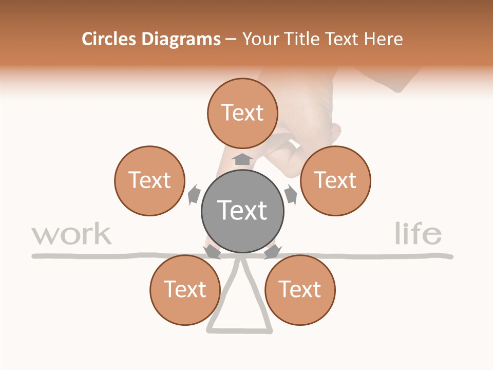 Background Hand Abstract PowerPoint Template