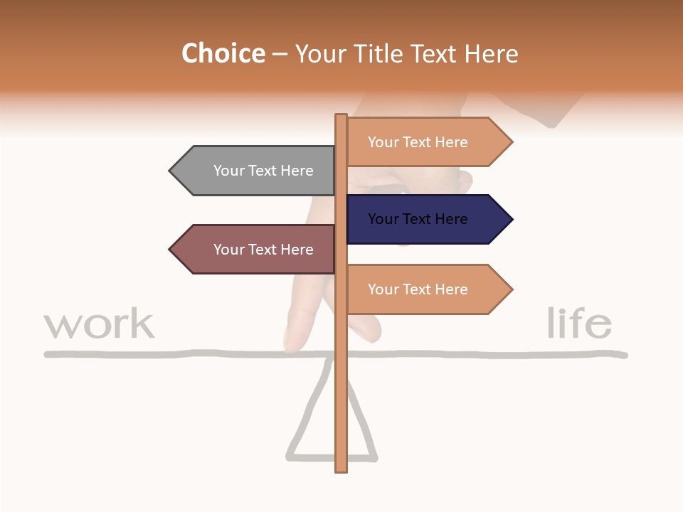 Background Hand Abstract PowerPoint Template