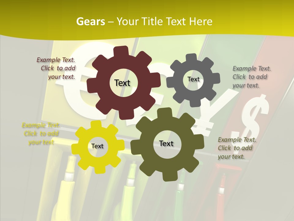 Petrol Currency Oil PowerPoint Template