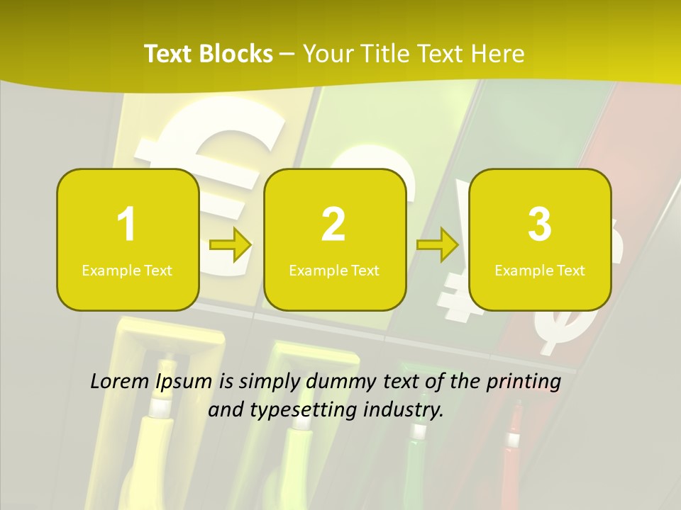 Petrol Currency Oil PowerPoint Template