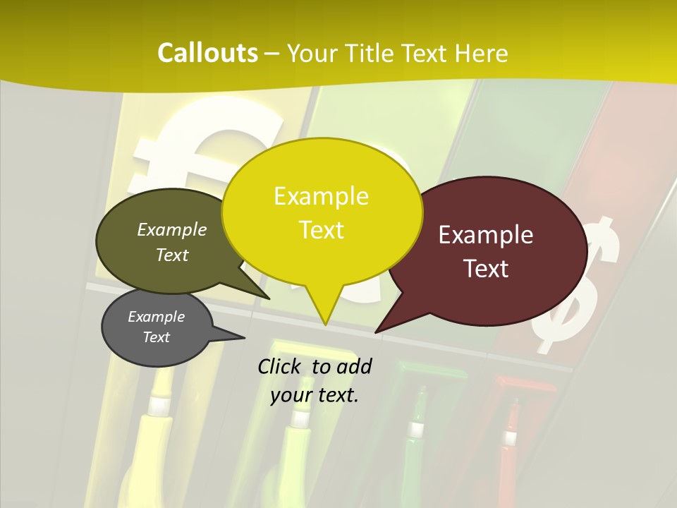 Petrol Currency Oil PowerPoint Template