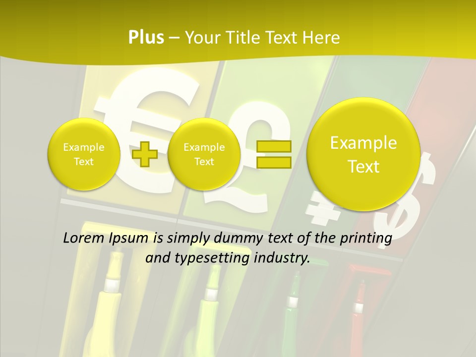 Petrol Currency Oil PowerPoint Template