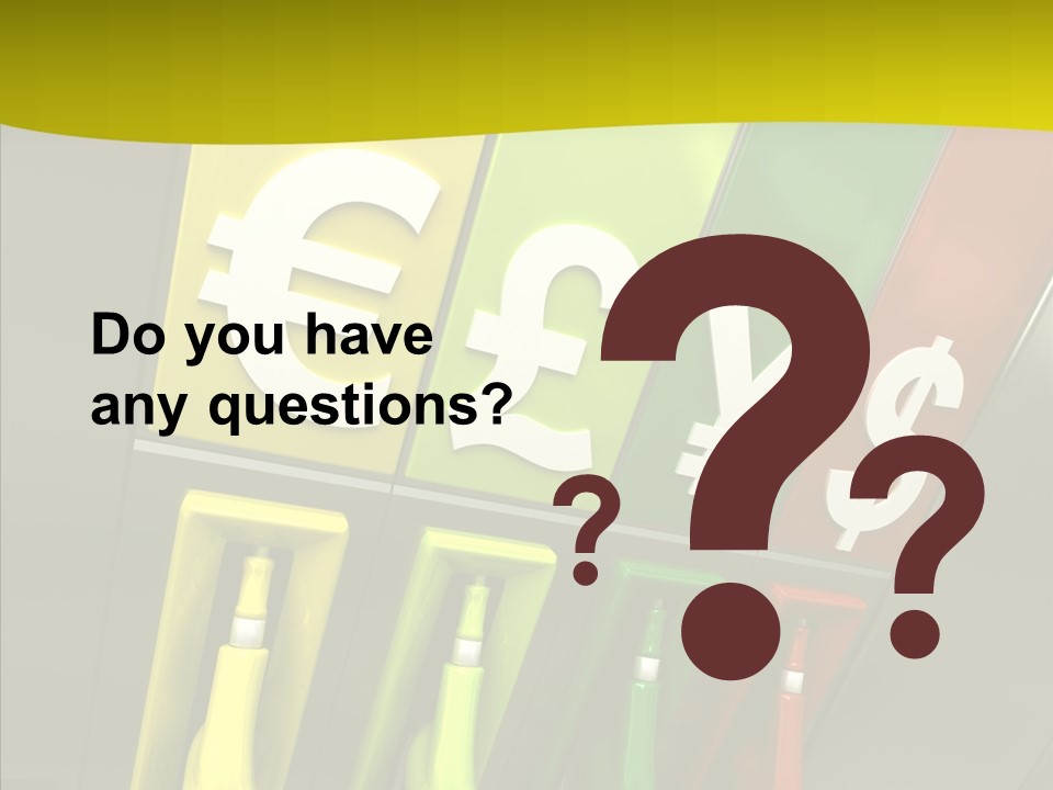 Petrol Currency Oil PowerPoint Template