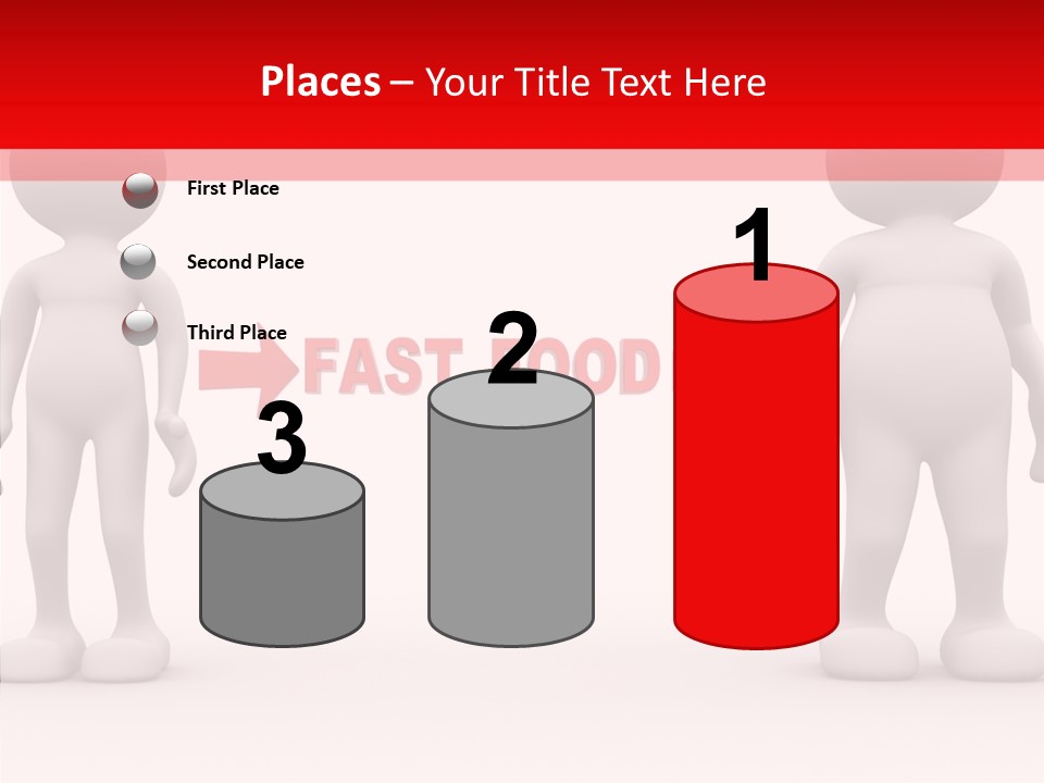 Obese Figure Belly PowerPoint Template