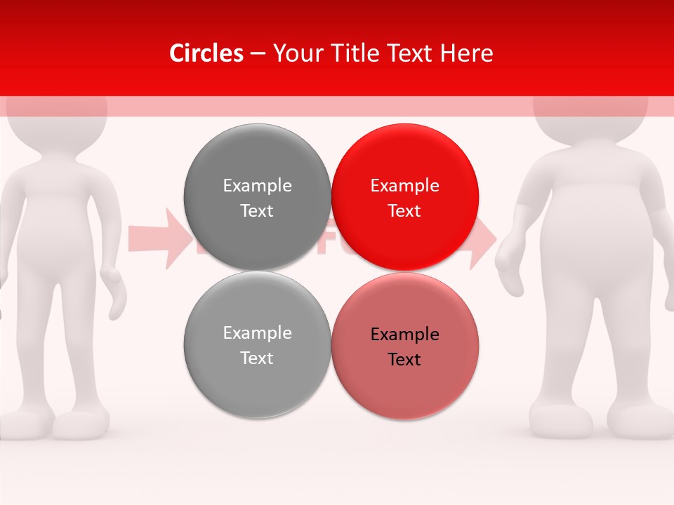 Obese Figure Belly PowerPoint Template