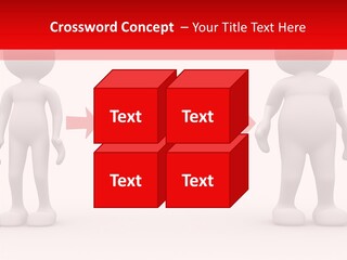 Obese Figure Belly PowerPoint Template
