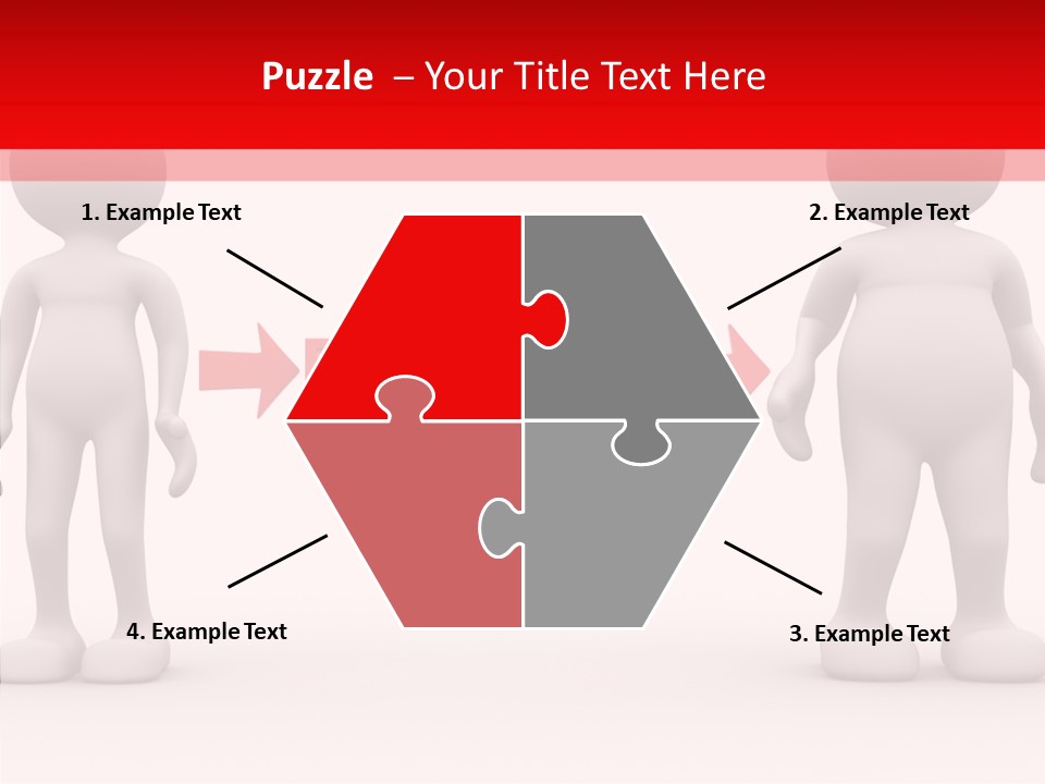 Obese Figure Belly PowerPoint Template