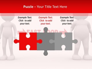 Obese Figure Belly PowerPoint Template