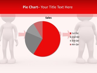 Obese Figure Belly PowerPoint Template