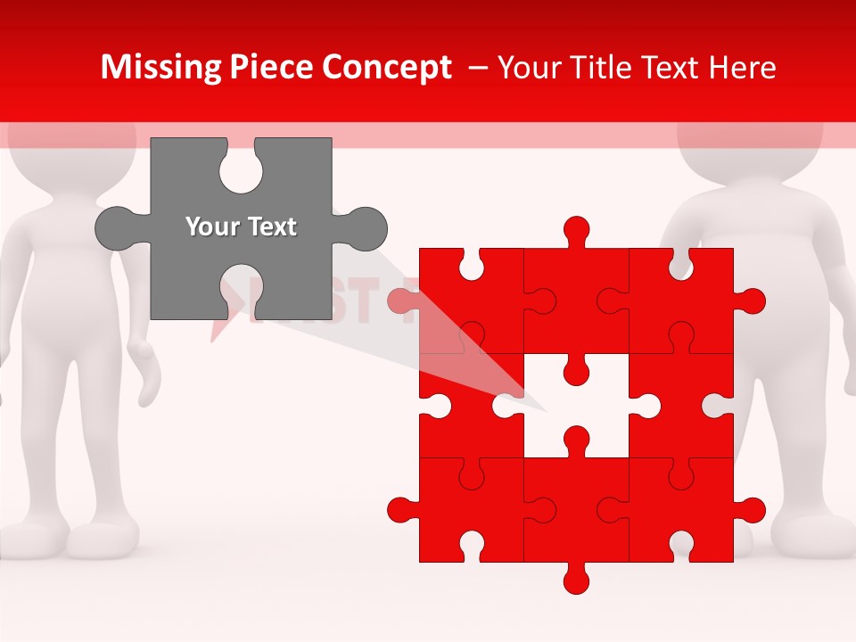 Obese Figure Belly PowerPoint Template