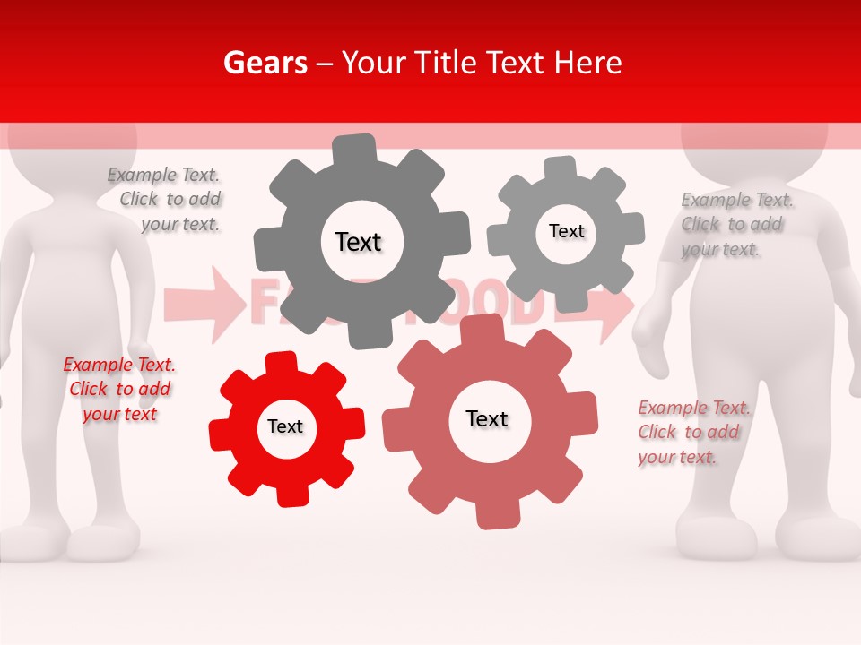 Obese Figure Belly PowerPoint Template