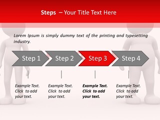 Obese Figure Belly PowerPoint Template
