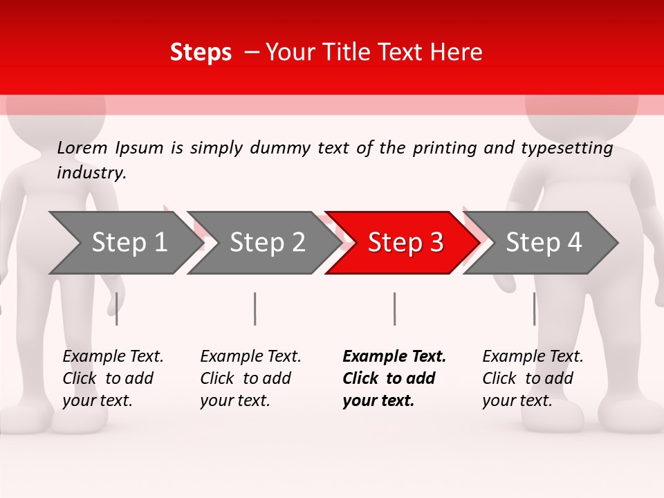 Obese Figure Belly PowerPoint Template