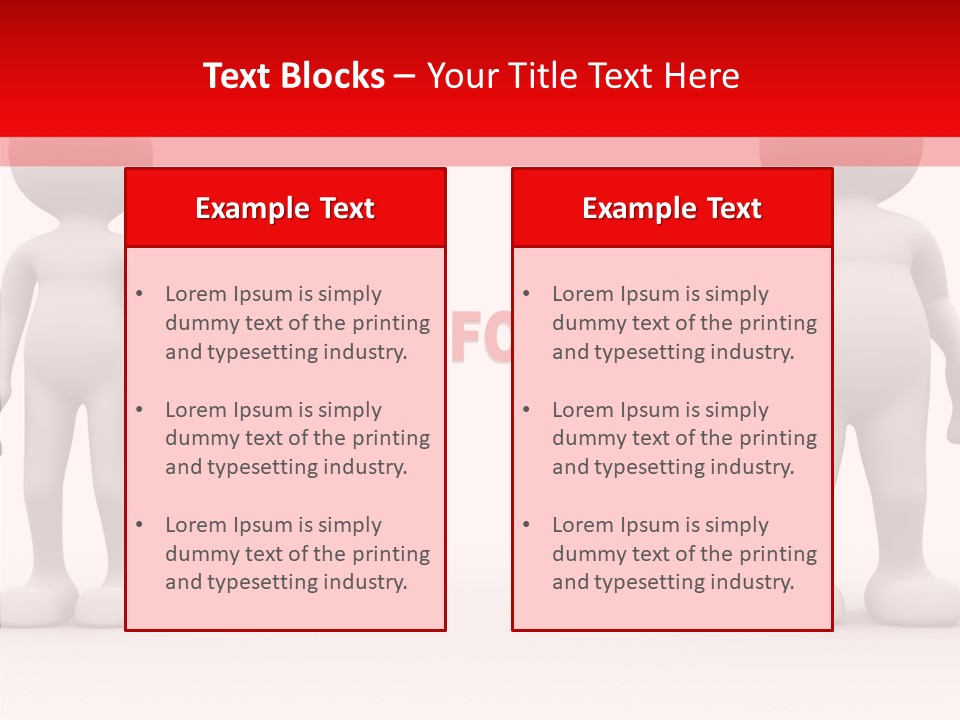 Obese Figure Belly PowerPoint Template