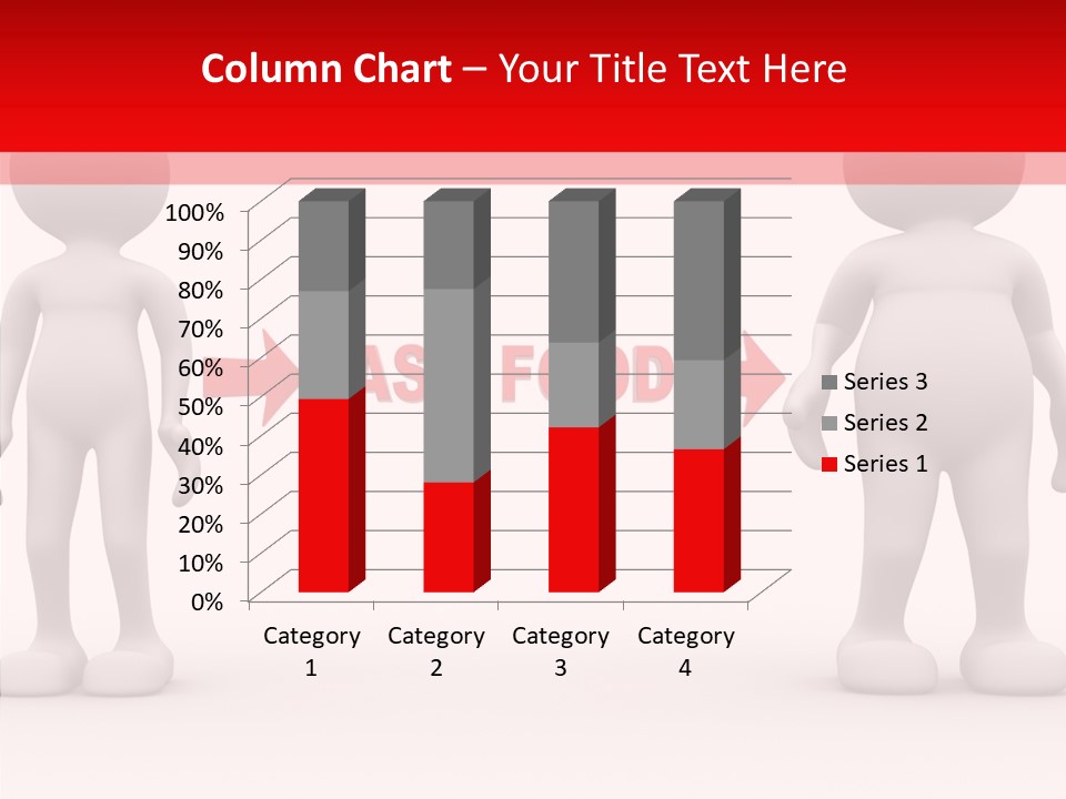 Obese Figure Belly PowerPoint Template