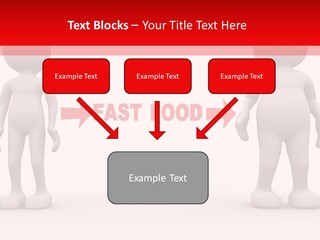 Obese Figure Belly PowerPoint Template