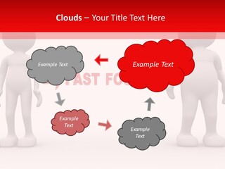 Obese Figure Belly PowerPoint Template