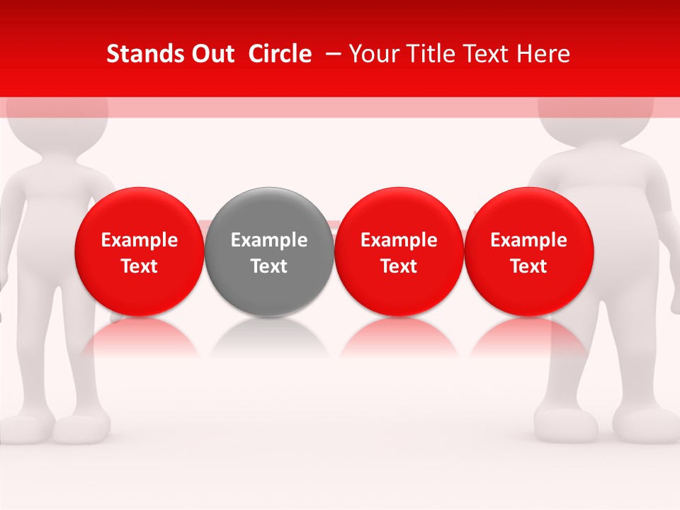 Obese Figure Belly PowerPoint Template