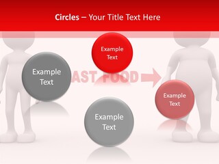 Obese Figure Belly PowerPoint Template