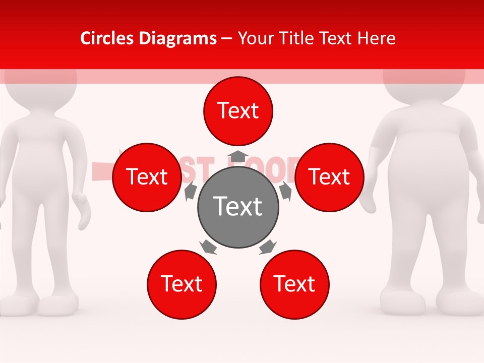 Obese Figure Belly PowerPoint Template