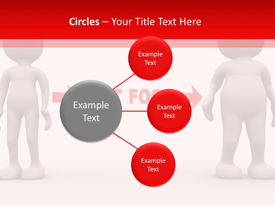 Obese Figure Belly PowerPoint Template