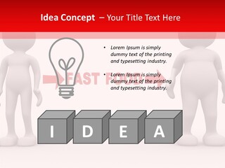 Obese Figure Belly PowerPoint Template