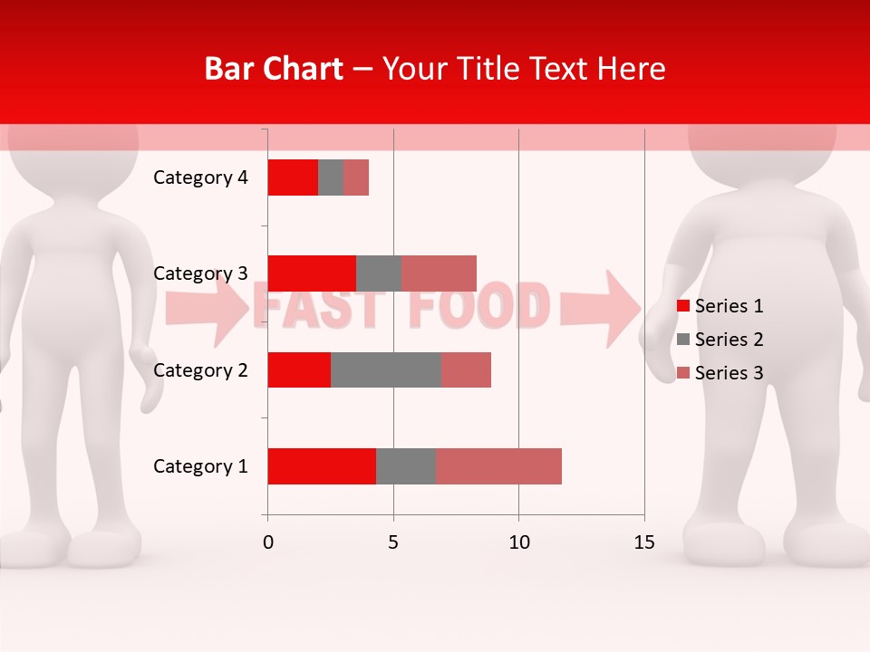 Obese Figure Belly PowerPoint Template
