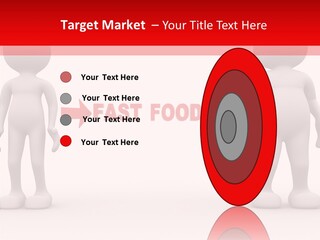 Obese Figure Belly PowerPoint Template