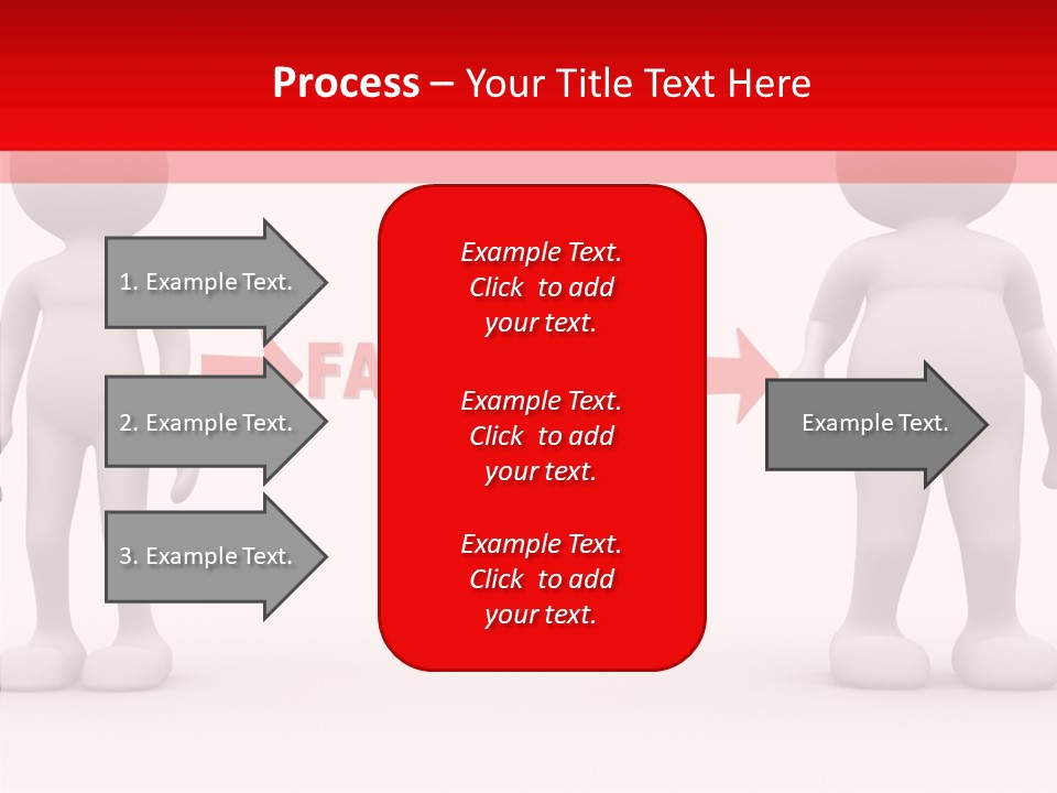 Obese Figure Belly PowerPoint Template
