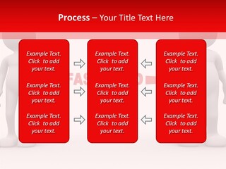 Obese Figure Belly PowerPoint Template