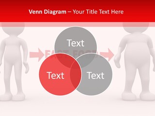 Obese Figure Belly PowerPoint Template