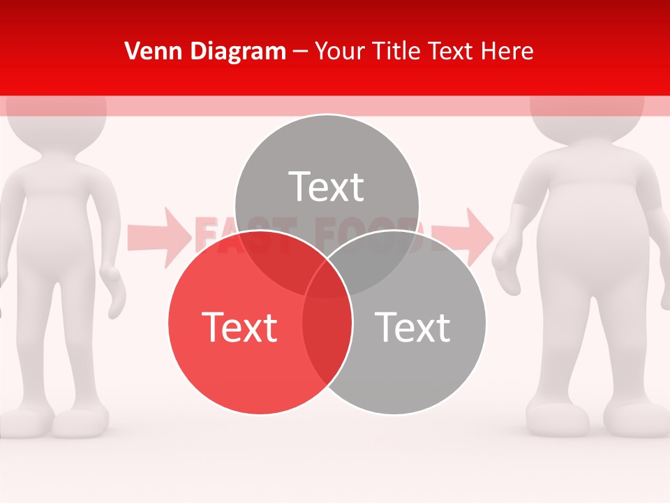 Obese Figure Belly PowerPoint Template