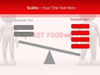 Obese Figure Belly PowerPoint Template