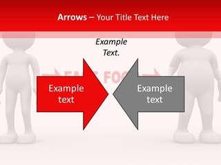 Obese Figure Belly PowerPoint Template