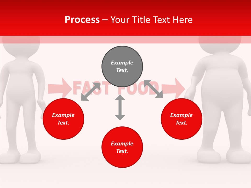 Obese Figure Belly PowerPoint Template
