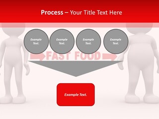 Obese Figure Belly PowerPoint Template