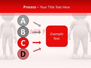Obese Figure Belly PowerPoint Template