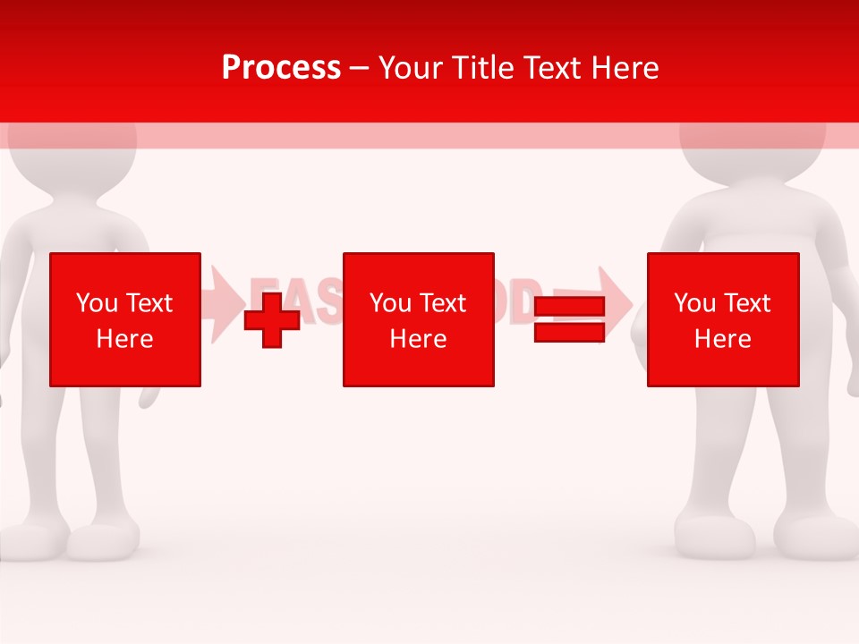 Obese Figure Belly PowerPoint Template